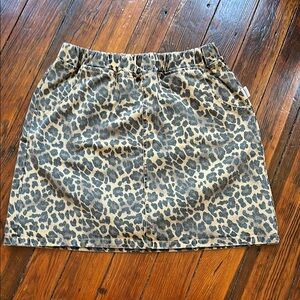 Le Bon Shoppe Leopard Print Skirt